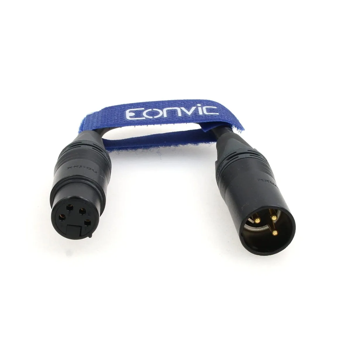 ALSEYE ALSEYE 4Pin XLR Female to 3Pin XLR Male 24V DC Power Cable 20cm — product photo