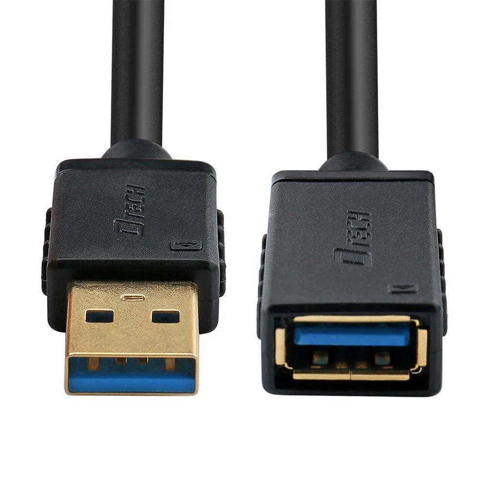 No Sew No Sew USB 3.0 Extension Cable Type A Male to Female 6ft Black — product photo