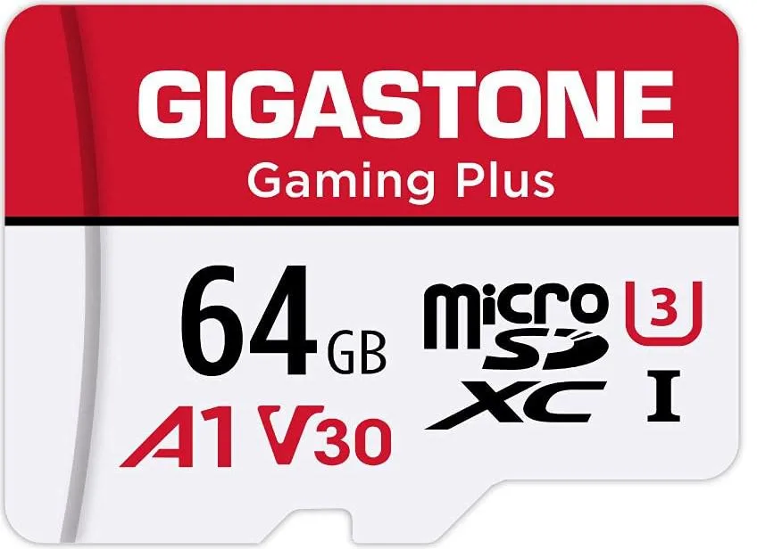Gigastone Corporation Gigastone Gaming Plus 64GB microSDXC memory card 95MB/s — product photo