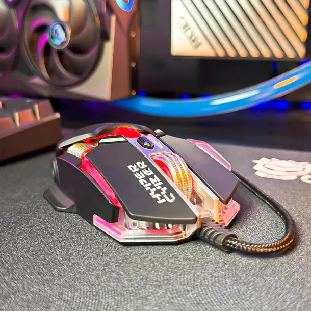 Hyper Cyber Hyper Cyber Gaming Mouse Black Wired 16000 DPI RGB 20M Clicks — product photo