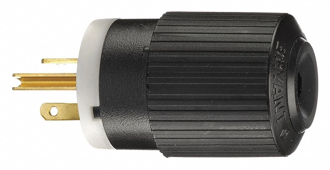 Bryant Bryant BRY5366NP straight blade plug 5-20P 20 A 125V AC 2 pole screw terminal — product photo