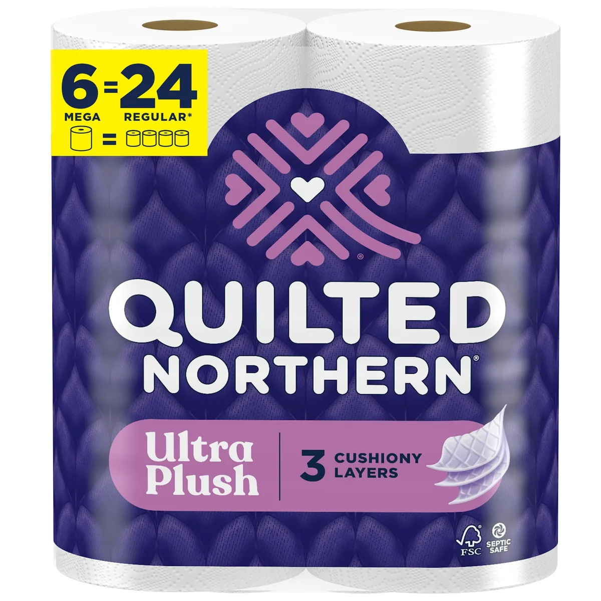 White paper sheets in rectangular pack 10.1 x 5.15 x 11.4 in