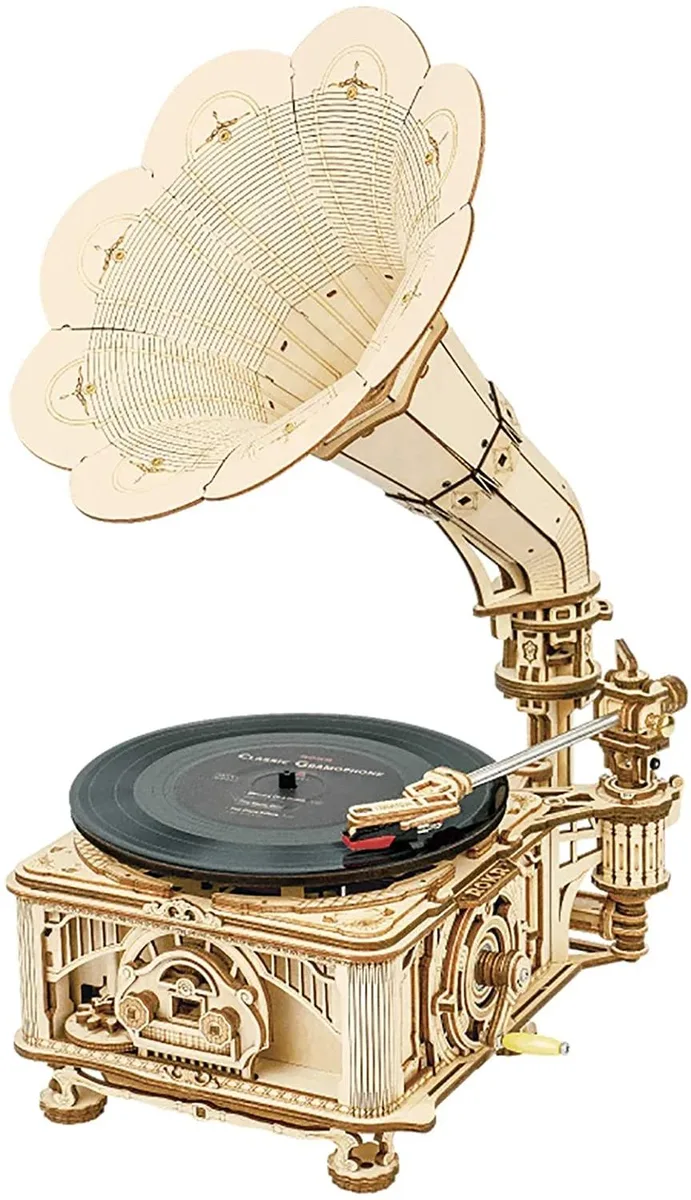 ROKR ROKR 3D Wooden Gramophone Puzzle 424 pcs 10h Assembly Age 14+ — product photo