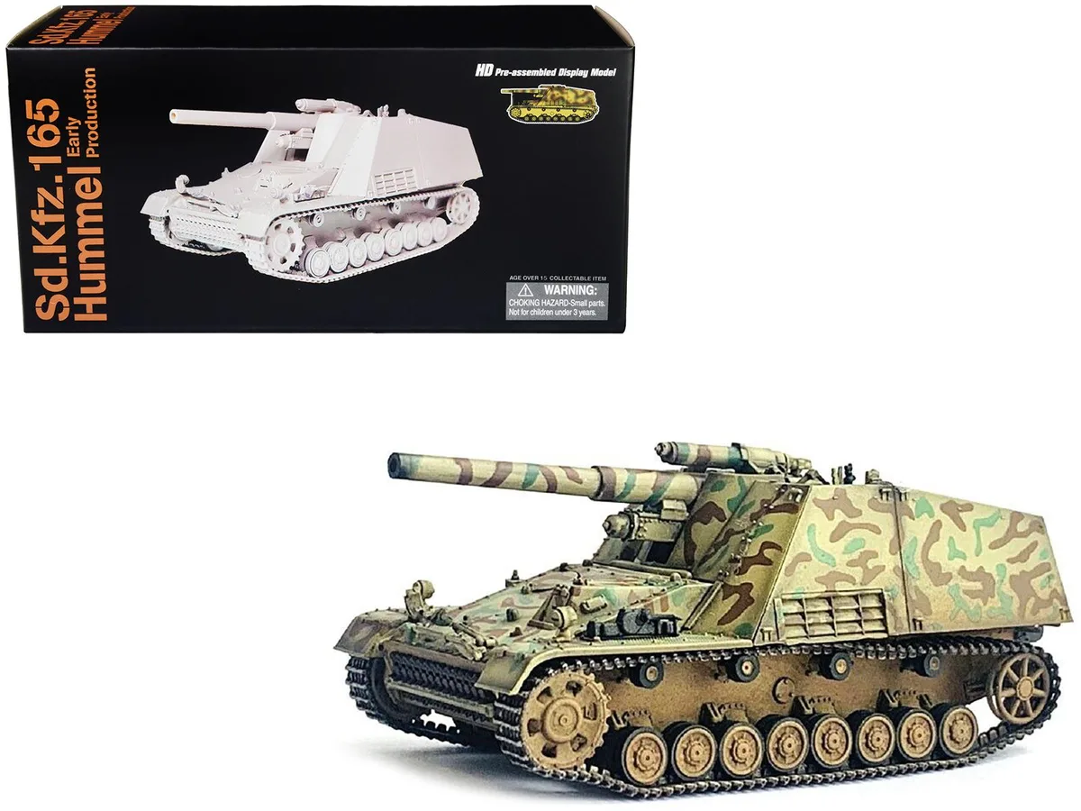 Dragon Models Dragon Models German Sd.Kfz.165 Hummel V1 Early Production NEO Dragon Armor 1/72 hobby collectible — product photo