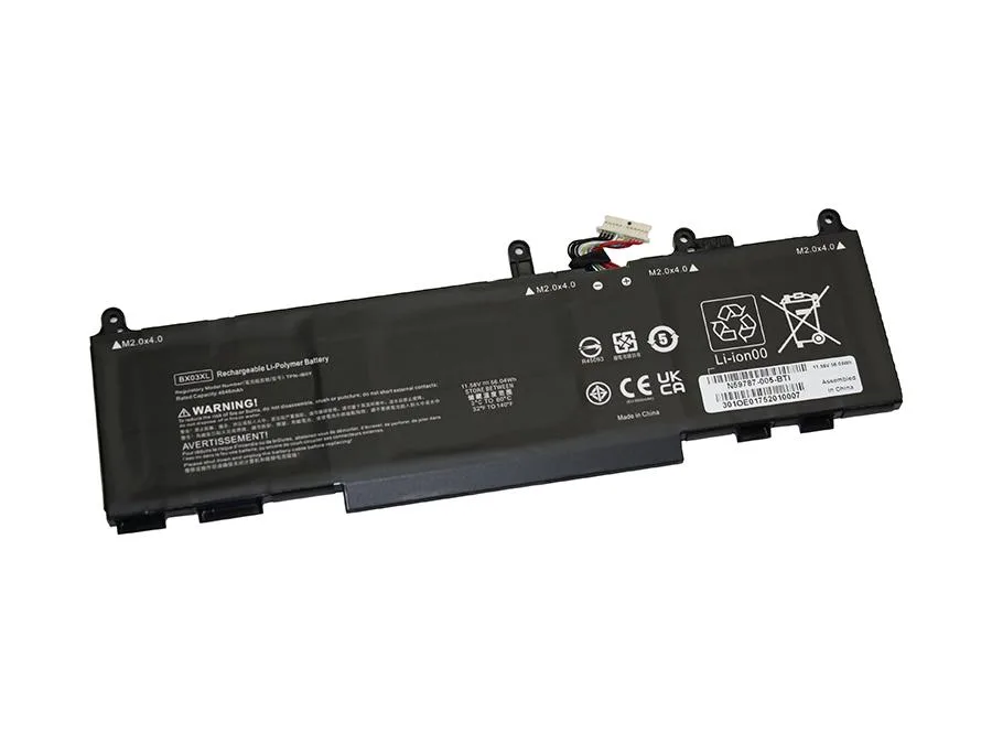 PowerWarehouse PowerWarehouse N59787-005 laptop battery 11.58V 4840mAh for HP EliteBook 830 835 840 845 860 865 G11 — product photo