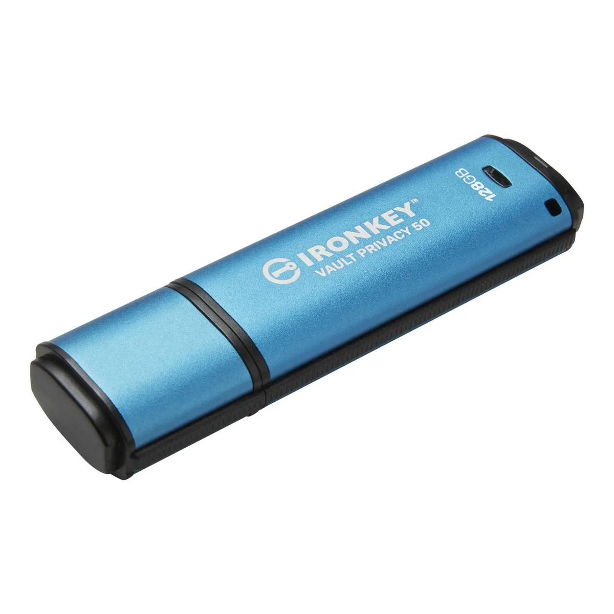 Kingston Technology Corp. Kingston IronKey Vault Privacy 50 128GB Encrypted USB Flash Drive IKVP50/128GB — product photo