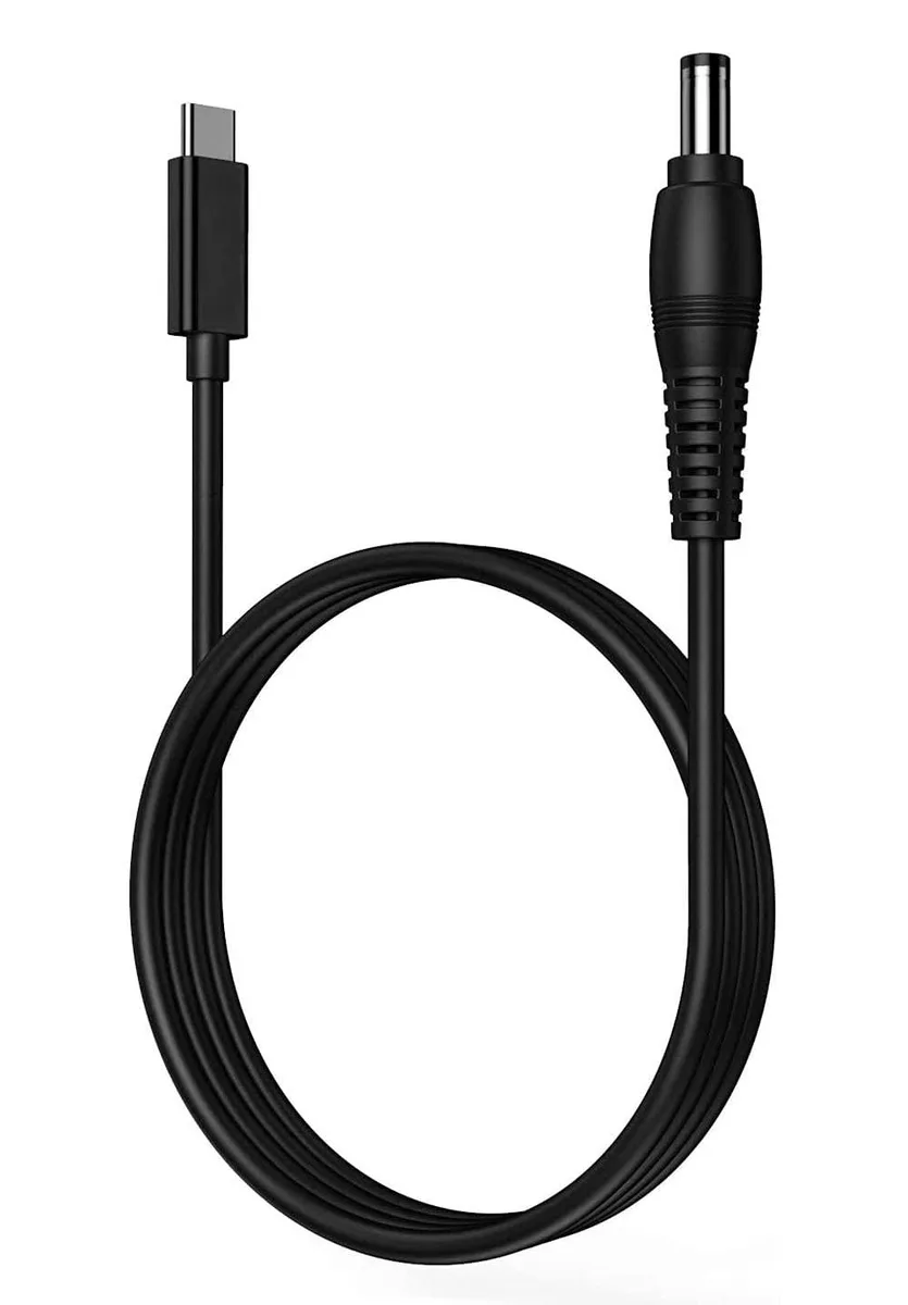KEHIPI KEHIPI USB C to DC 5.5mm x 2.1mm Power Cable 5ft 100W 20V 5521 — product photo