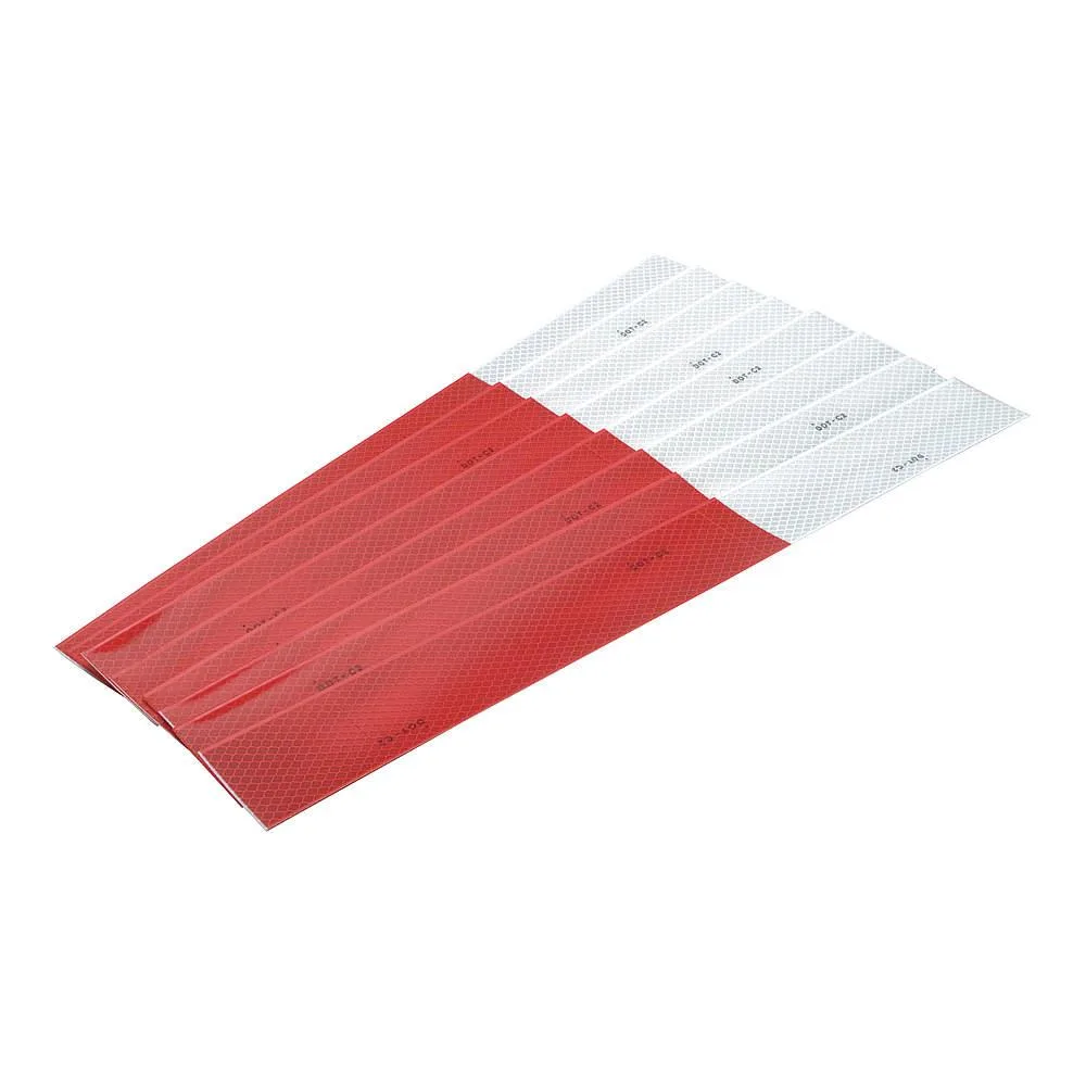 3M 3M 983-32 Conspicuity Flagging Tape 2in Red/White PK100 — product photo