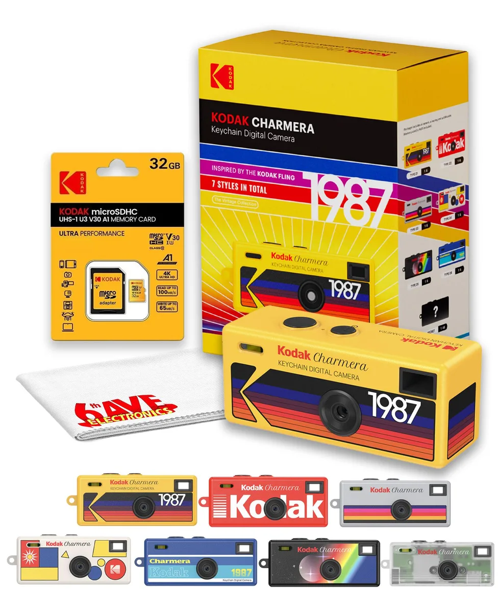 Kodak Kodak Charmera KDKRK0601 Keychain Camera Kit 1.6MP 1440x1080 32GB — product photo