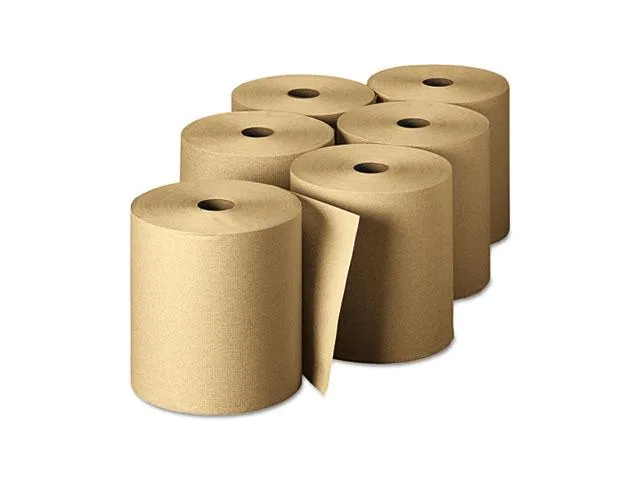 Georgia Pacific Georgia Pacific 26301 Envision 1-Ply Paper Towel Roll 800 ft Brown 6-Carton — product photo