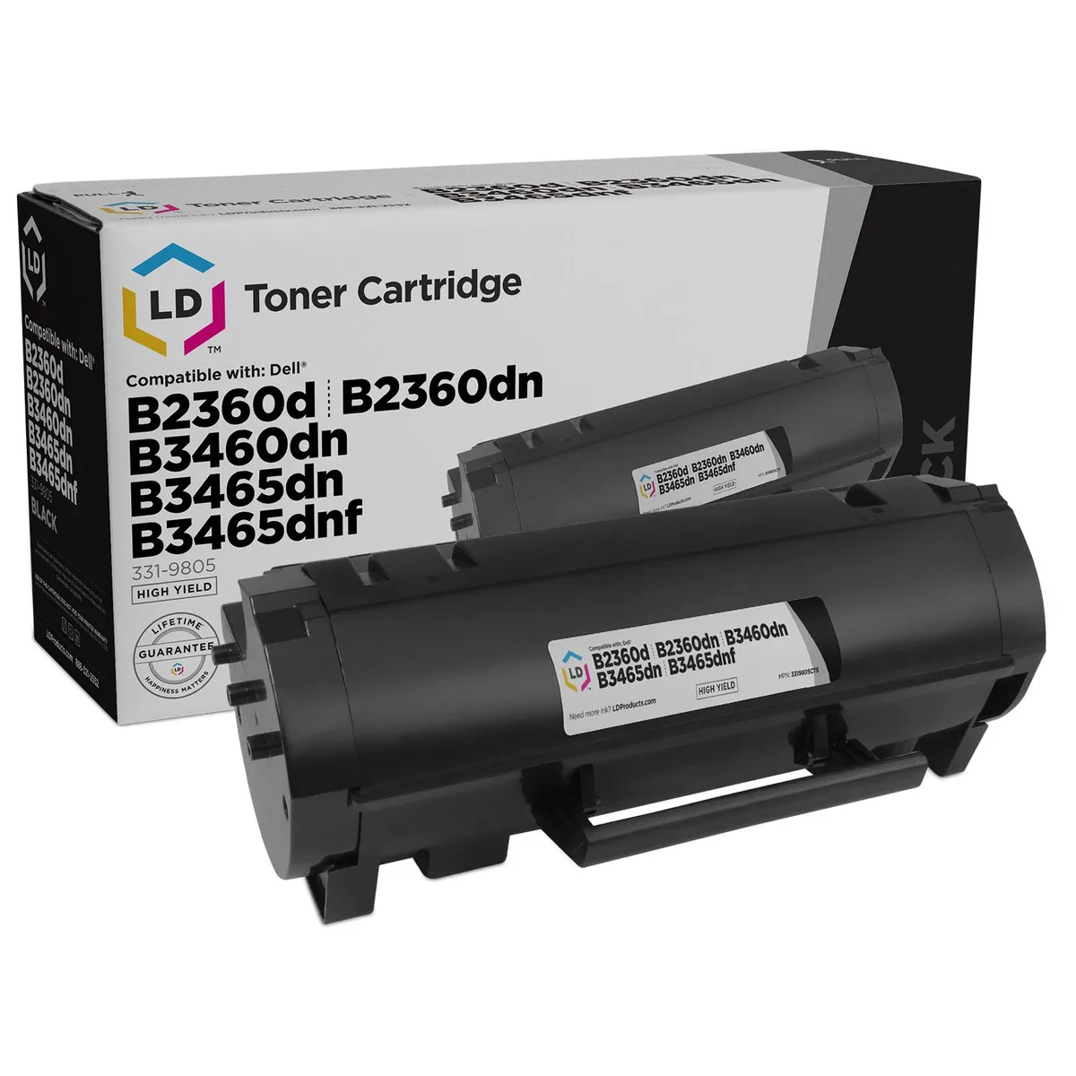 LD Products LD Products Compatible Toner Cartridge for Dell 331-9805 M11XH High Yield Black — product photo