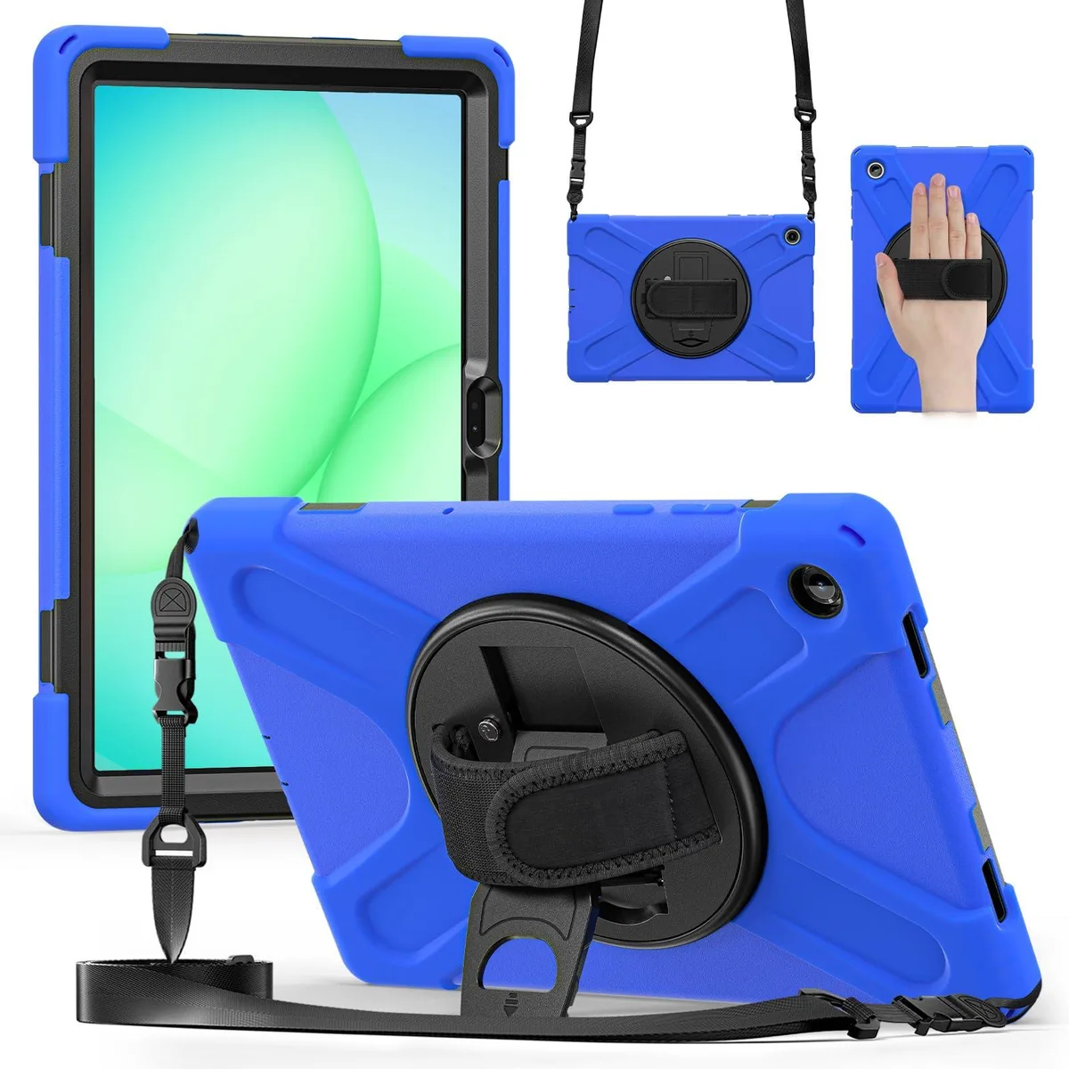 Timoom Timoom Shockproof Kids Case with Pencil Holder 360° Stand Blue — product photo