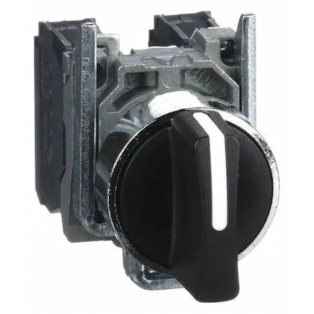 Schneider Electric XB4BD33 22mm black selector switch three-position
