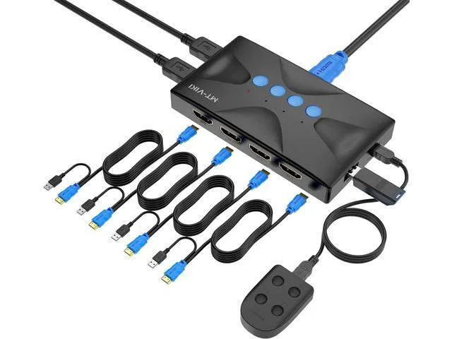 LORDWORLD LORDWORLD MT-VIKI HK04 4-Port HDMI KVM Switch — product photo