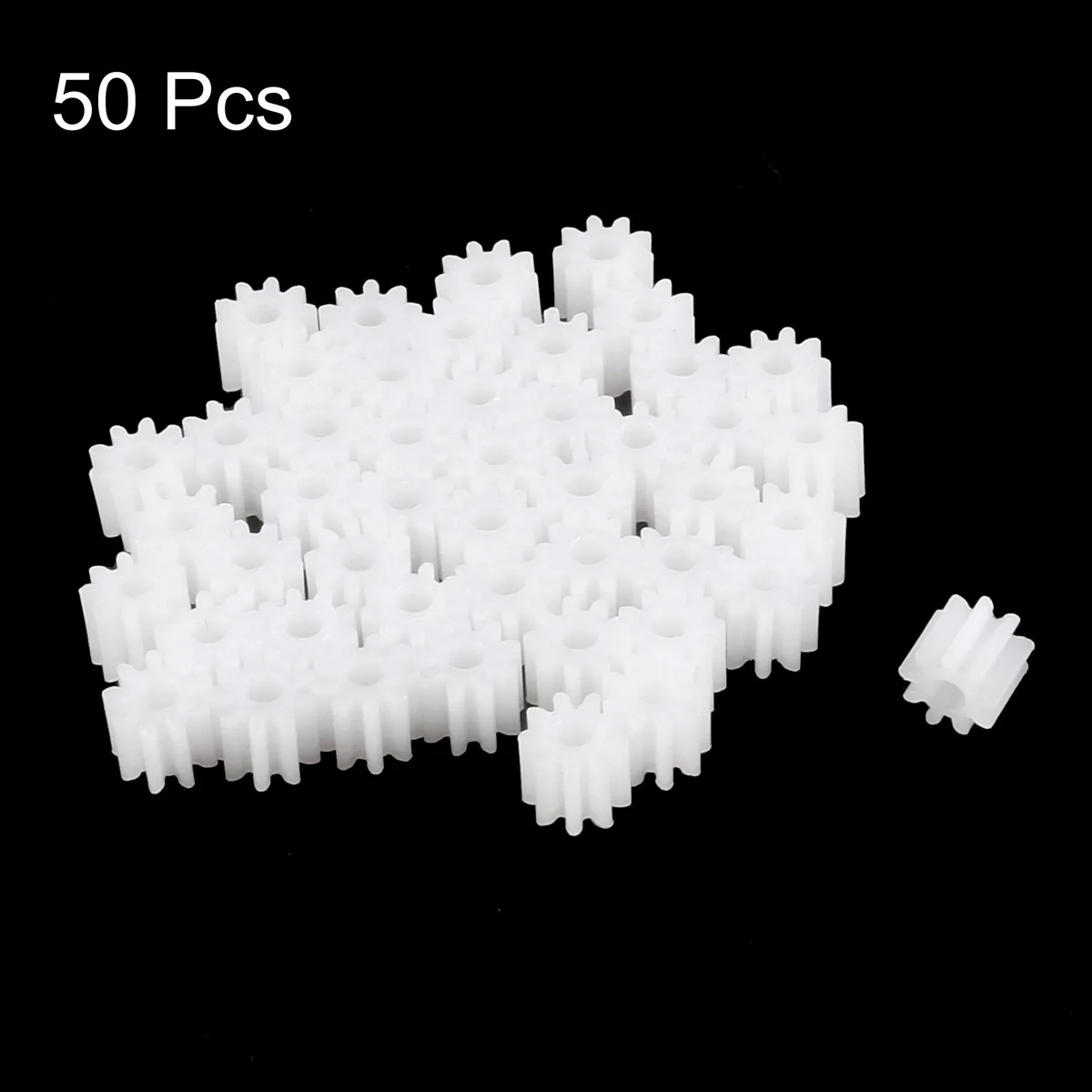 Unique-Bargains Unique-Bargains 092A Wire Cap Connectors 50pcs 9 Teeth 0.5 Modulus 5.5mm OD — product photo