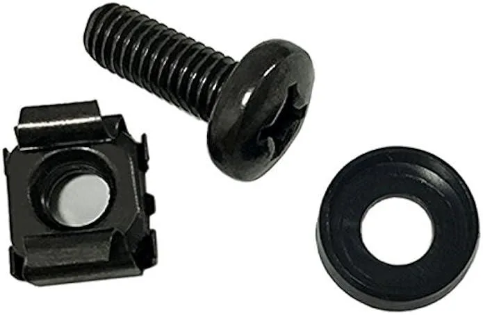 kolitt kolitt M6 x 16mm Screws and Cage Nuts 60-Pack Black — product photo