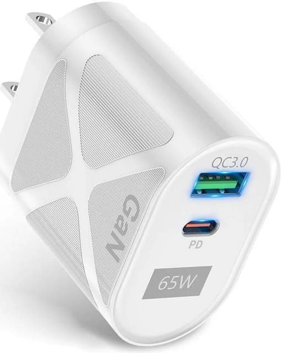 Aomoproing Aomoproing 65W GaN Dual Port USB Charger White — product photo