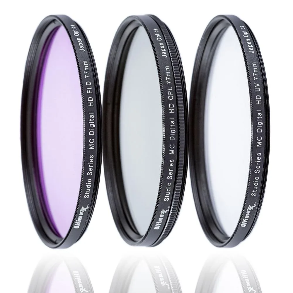 Ultimaxx Ultimaxx 49mm 3-Piece UV CPL FL-D Filter Set — product photo