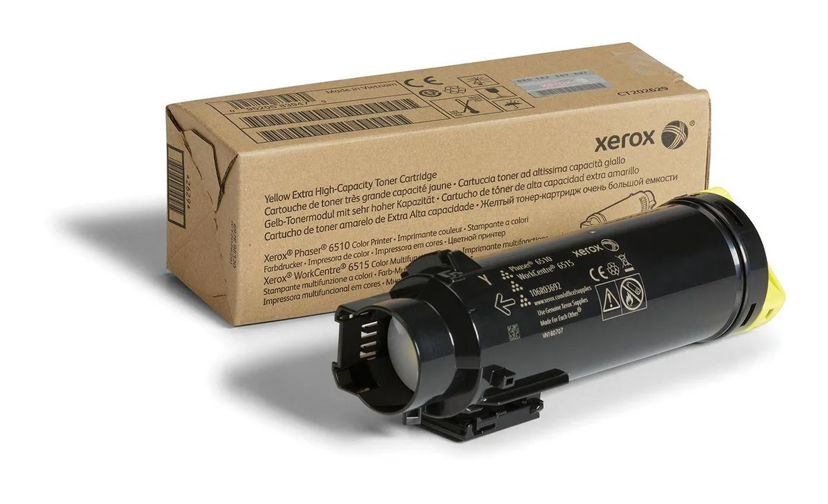XEROX Xerox 106R03692 Extra High-Yield Yellow Toner Cartridge 4300 Pages — product photo