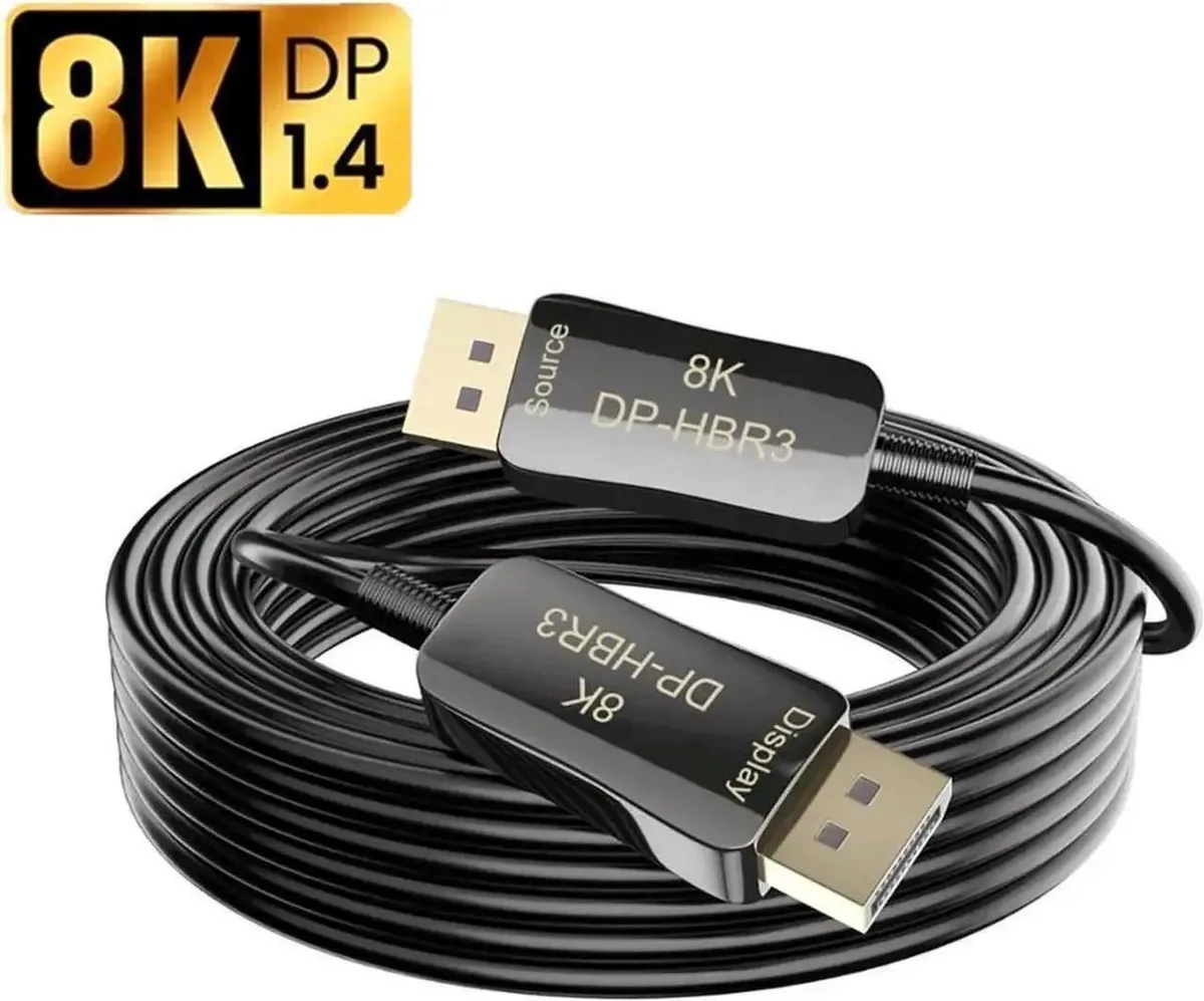 Vszerda Vszerda DisplayPort 1.4 fibre optic cable 100 ft 8K 60Hz 48 Gbps — product photo