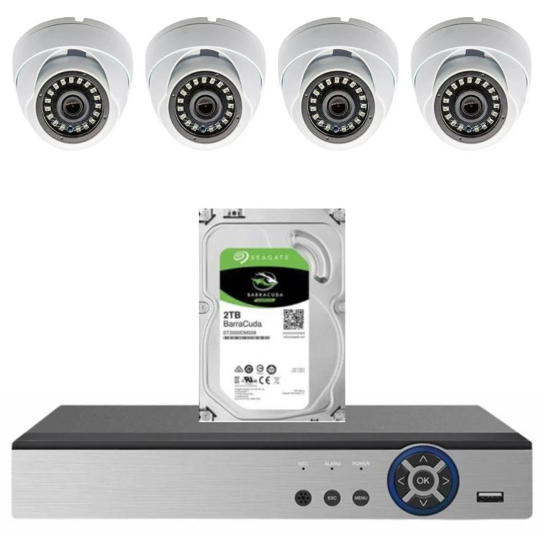 Evertech USA Evertech USA 8 Channel 2TB Surveillance Security System with 4 1080P Dome Cameras — product photo