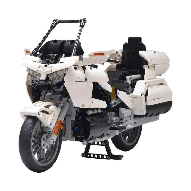 ZITIANYOUBUILD ZITIANYOUBUILD MOC-29748 Motorcycle Model 1290PCS White — product photo