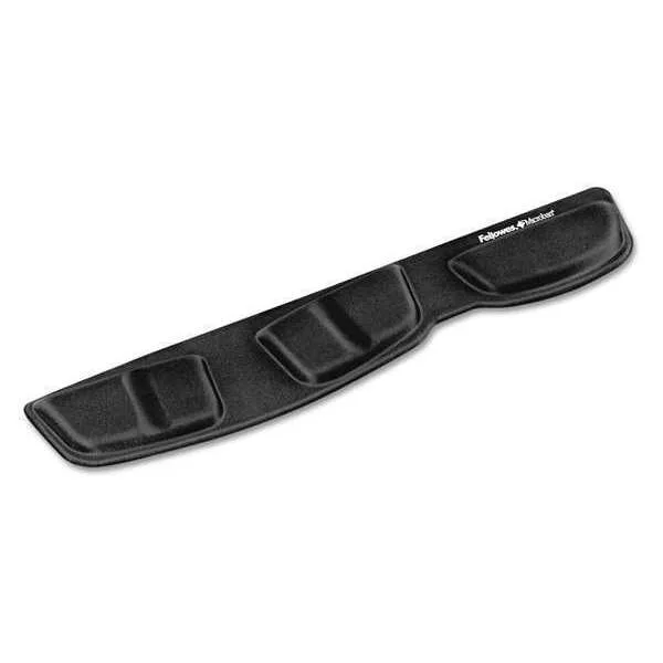 FELLOWES FELLOWES Memory Foam Palm Support 13.75 x 3.37 Black FEL9182801 — product photo