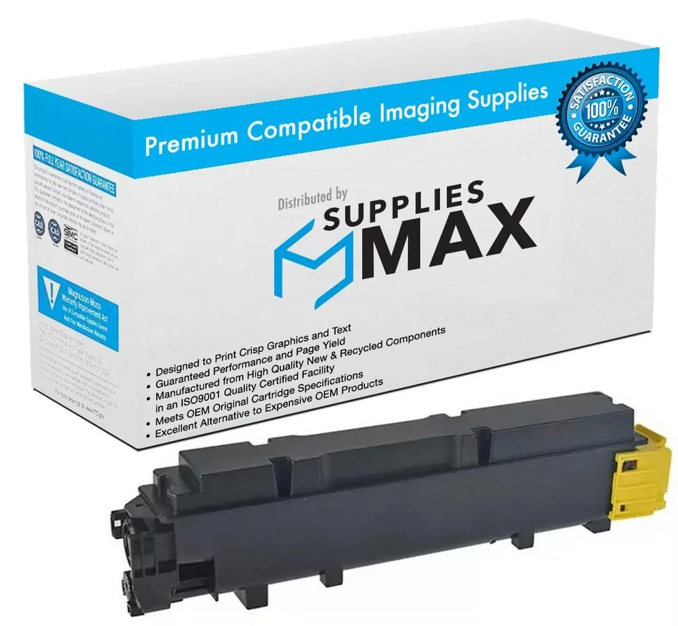 SuppliesMax SuppliesMax KYO1T02Z0AUS0 Yellow Toner Cartridge 10000 Pages — product photo