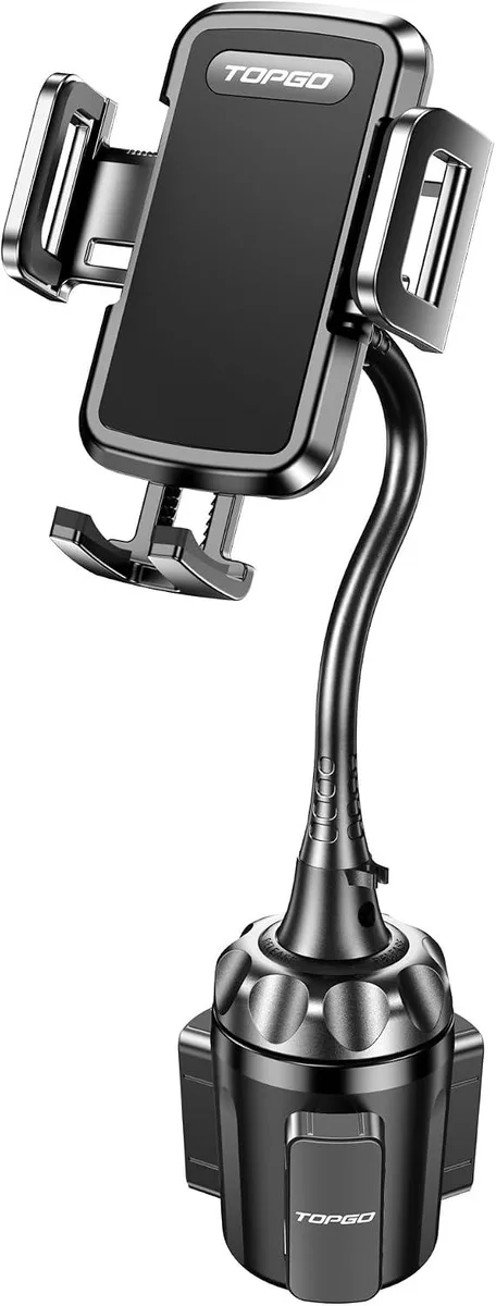 Keyence Keyence Cup Phone Holder Black Adjustable Gooseneck 360 Rotation — product photo