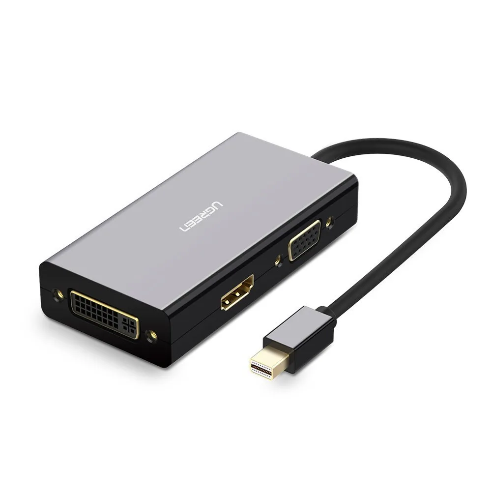 TeKit TeKit 20418 Mini DisplayPort to HDMI/DVI/VGA adapter 0.5 ft — product photo