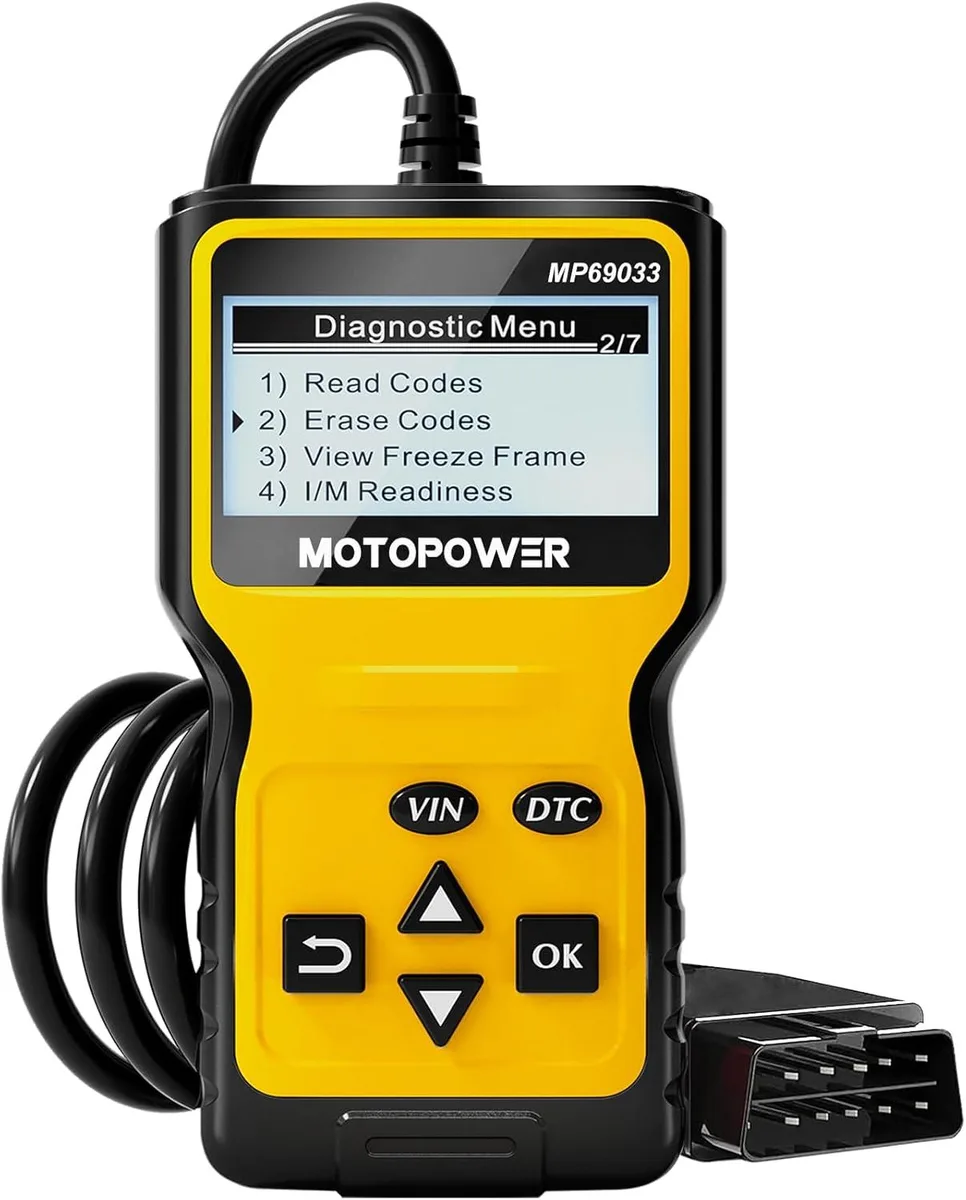 TAURKENAM TAURKENAM MP69033 OBD2 Scanner Yellow car electronics accessory — product photo