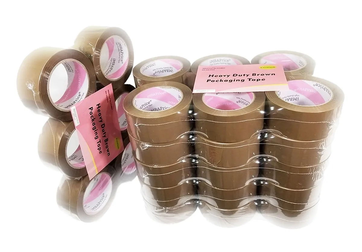 iMBAPrice iMBAPrice Packaging Tape 24 Rolls 1.8 Mil 110 Yards 3 Inch — product photo