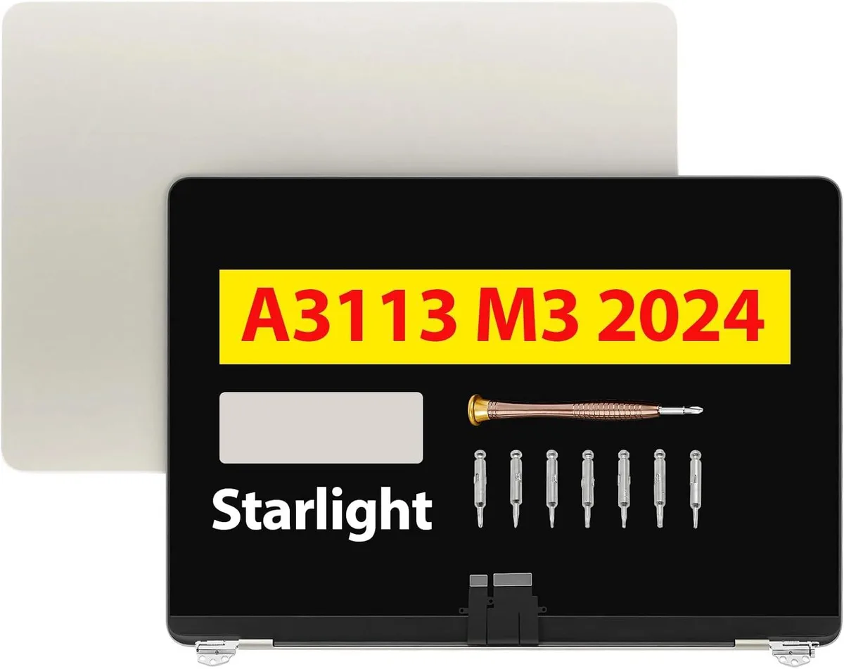 NUOLAISUN NUOLAISUN 13.6" laptop screen 2560 x 1664 Starlight MacBook Air M3 2024 — product photo
