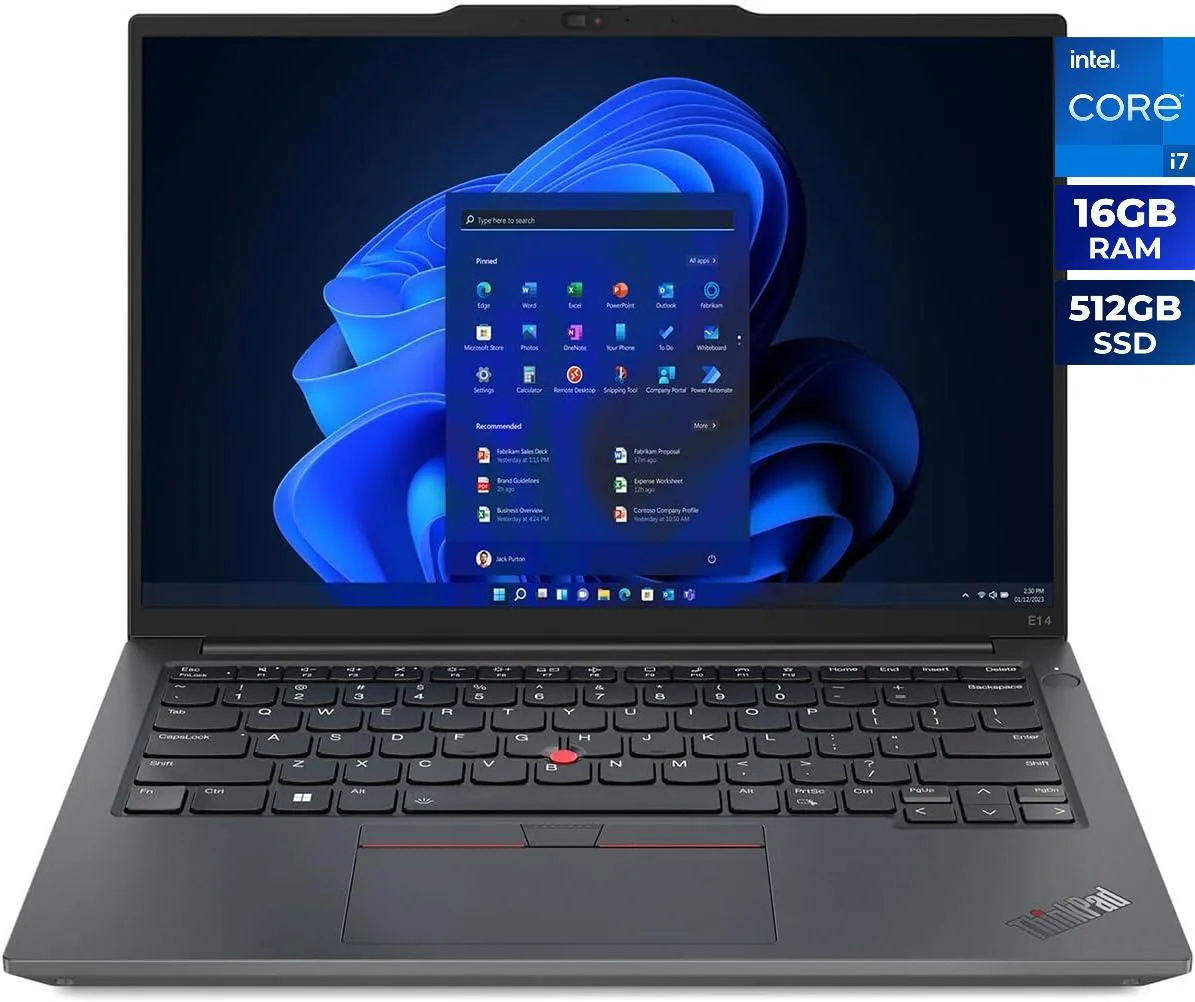 Lenovo Lenovo ThinkPad E14 Gen 5 14.0" Touch i7-1355U 16GB 512GB 21JK0053US — product photo