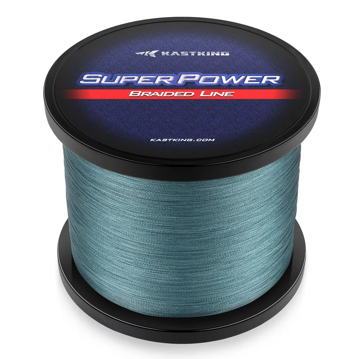  KastKing SuperPower 7 Braided Fishing Line 20 LB 300 Yds X4-Low-Vis Gray — product photo