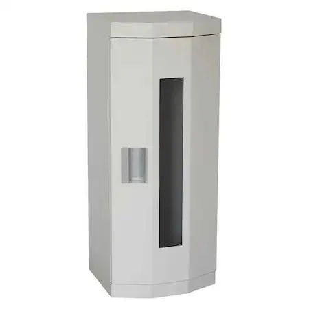 Zoro Select Zoro Select 35GX46 Fire Extinguisher Cabinet Surface Mount 30 11/16 in Cream — product photo
