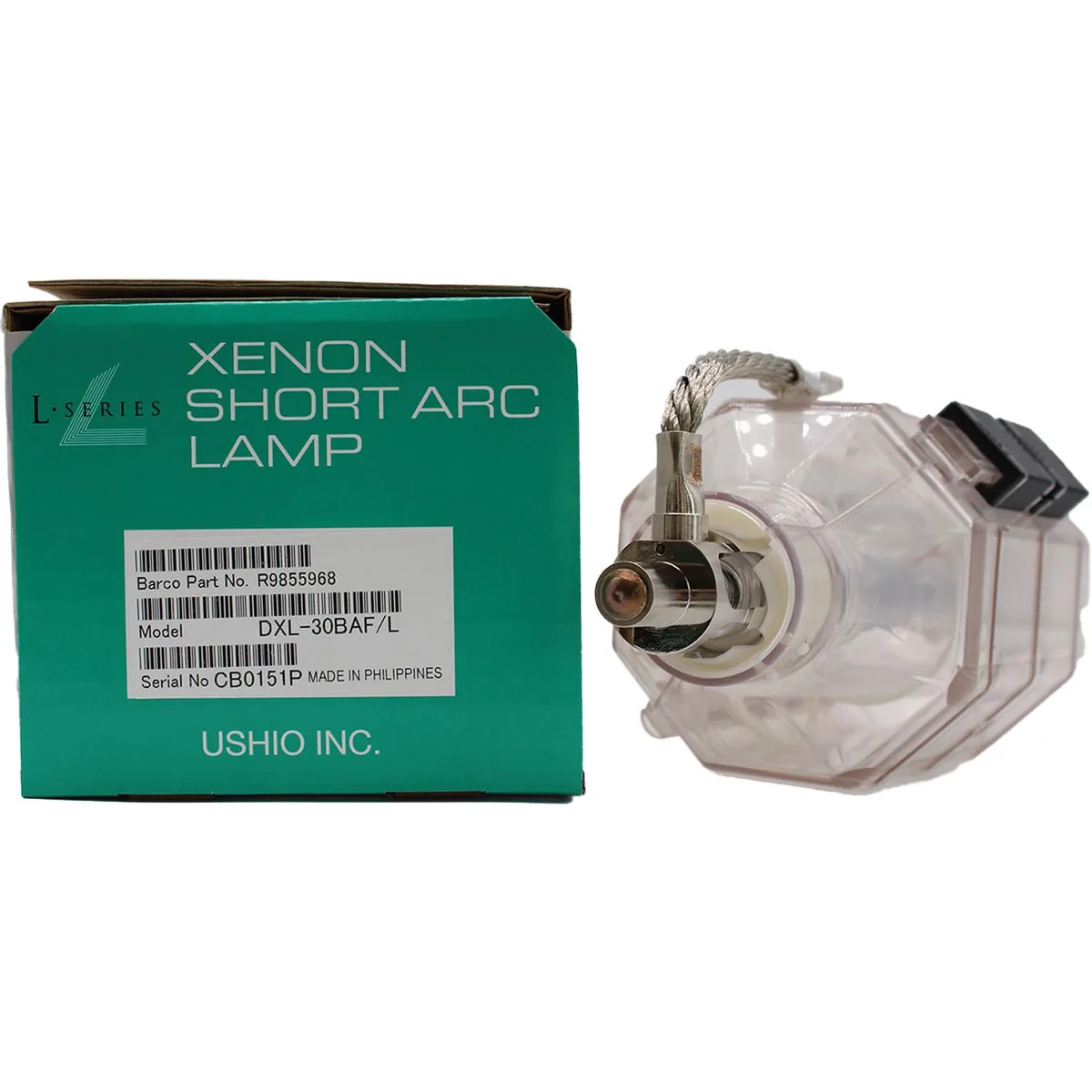 Jaspertronics Jaspertronics DP2K-20C-2.8kW-LAMP 2800W 1700 Hour Xenon L Series projector lamp — product photo