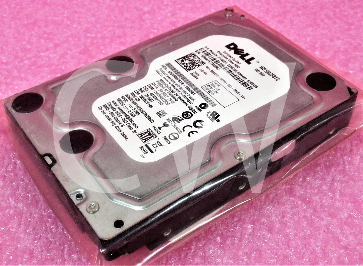DELL DELL WD1002FBYS 1TB 7.2K RPM 3Gb/s 3.5" SATA internal hard drive — product photo