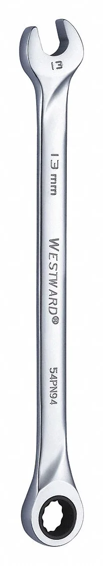 Chrome combination wrench 13 mm extra long 8 5/8 in
