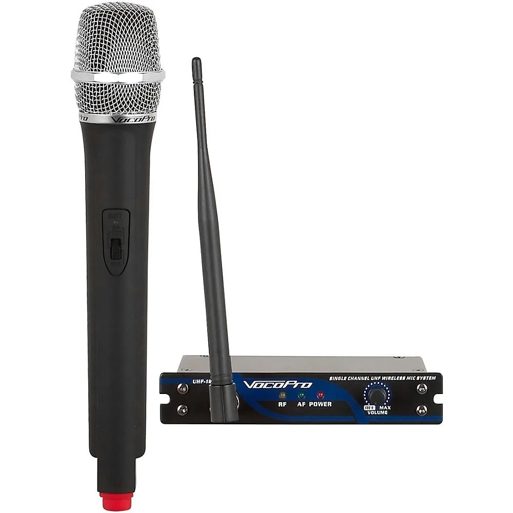 VocoPro VocoPro UHF18 Wireless Crystal Microphone System — product photo