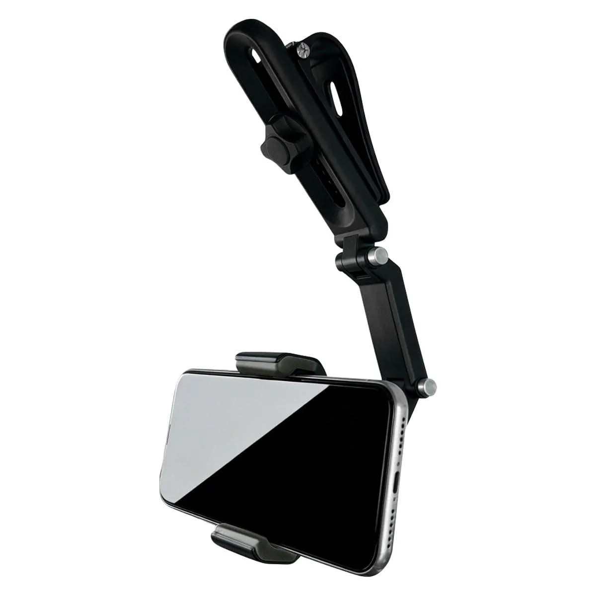  Craedli Car Sun Visor Phone Holder Black&amp;Grey 6.31×6.2 in 1080° Adjustable — product photo