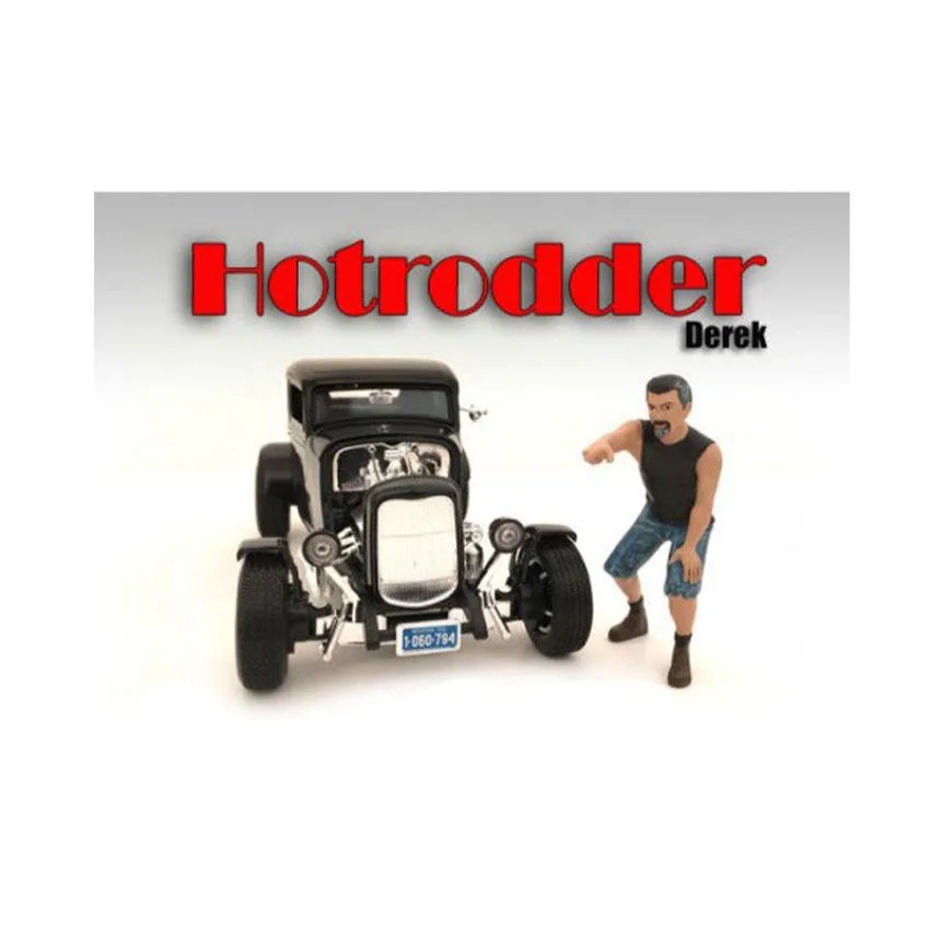 American Diorama American Diorama "Hotrodders" Derek Figure 1:18 Scale — product photo