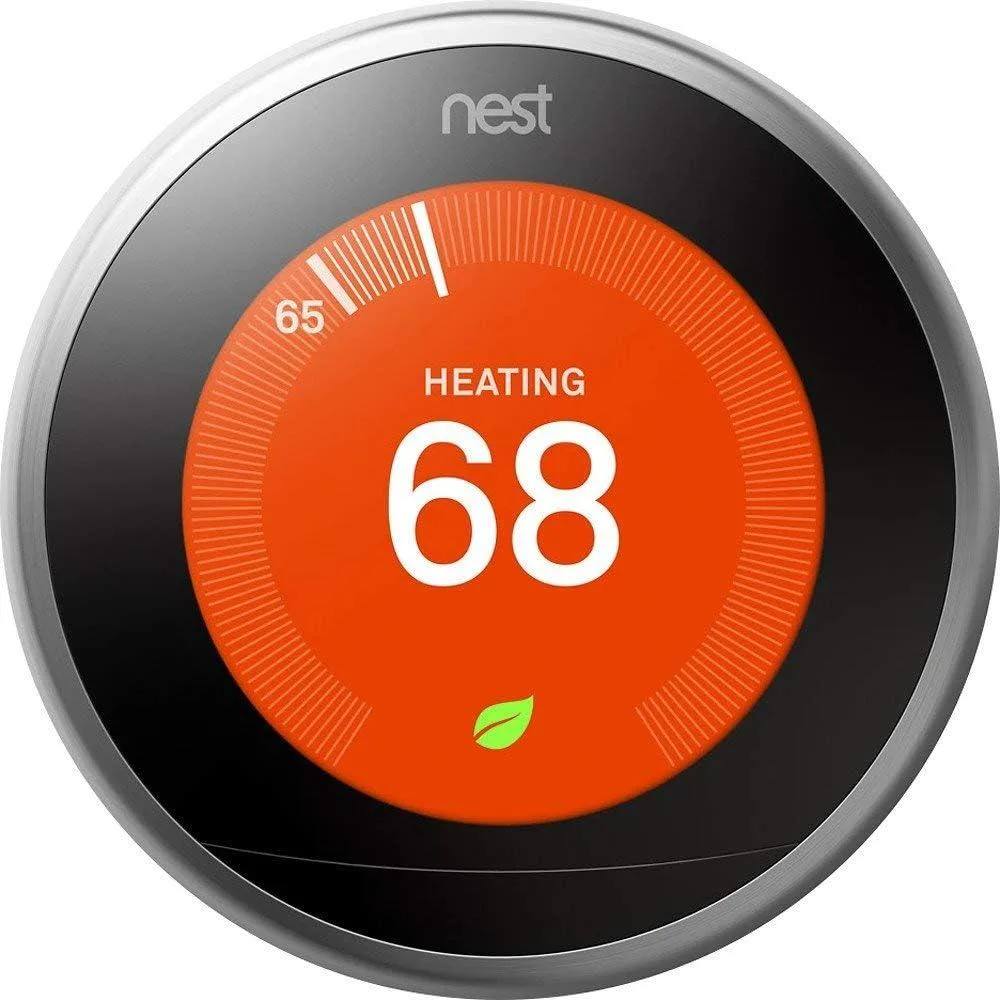 Google Google Nest Learning Thermostat 3rd Gen T3008US Stainless Steel — product photo