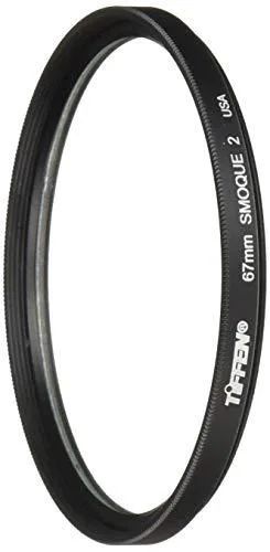 Tiffen 67mm Smoque 2 glass filter, black metal ring