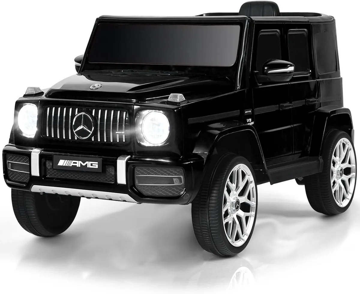 usbroway usbroway Licensed Mercedes Benz G63 12V Kids Ride On Car Black — product photo