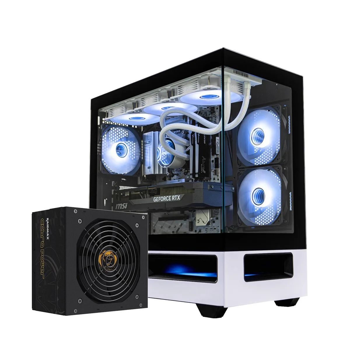 Raidmax Raidmax H200 ATX Case Bundle with 850W PSU and 5 ARGB Fans — product photo
