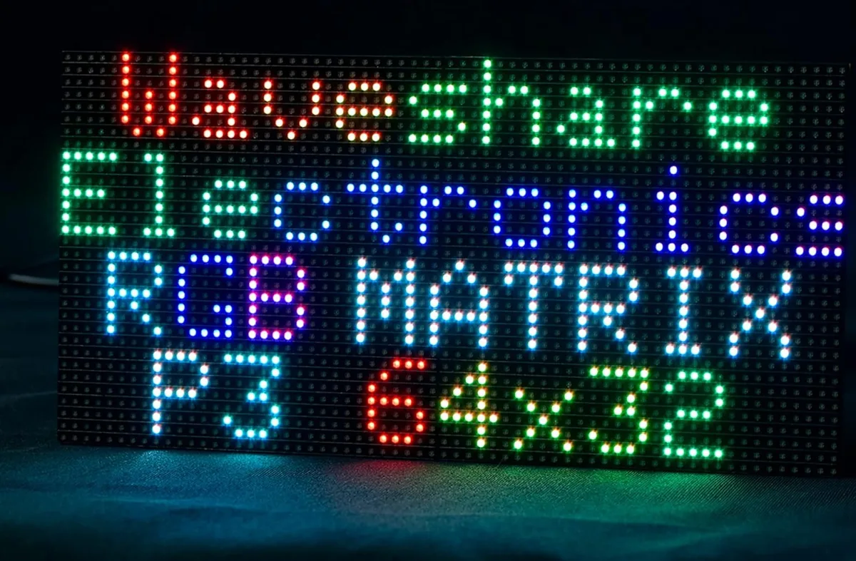 WaveShare WaveShare 64×32 RGB LED Matrix Panel 2048 Dots 3mm Pitch — product photo