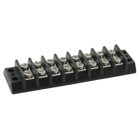 Value Brand Value Brand 8 Pole 2 Row Terminal Strip 20 A 300 V 12 AWG — product photo