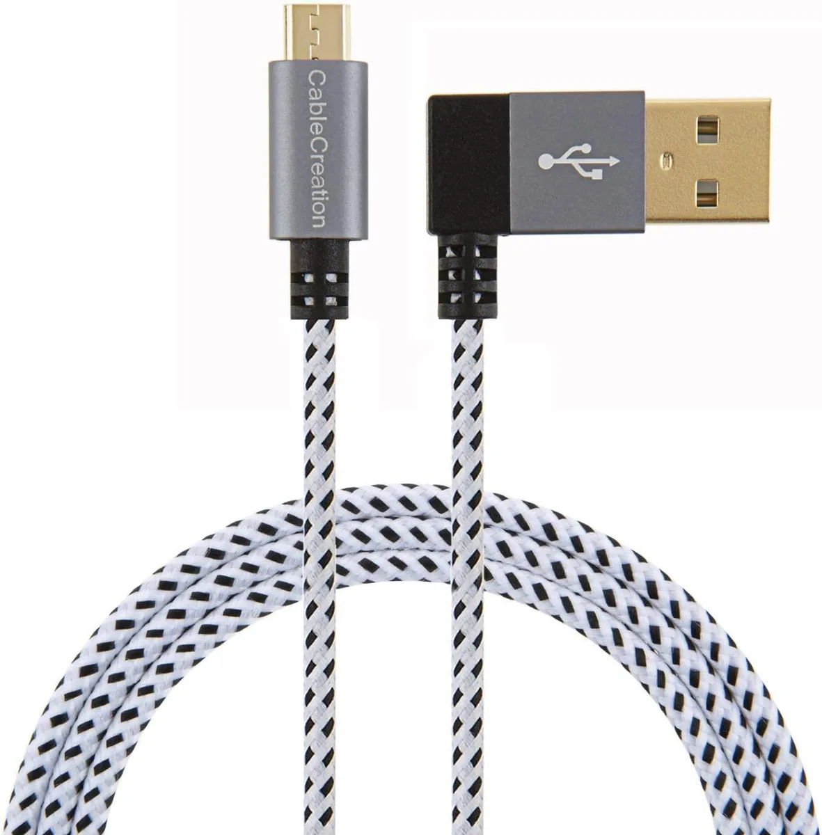 CableCreation CableCreation 10 Feet 90° USB 2.0 A to Micro B Gender Changer 2-Pack — product photo