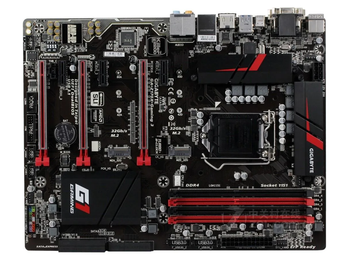 GIGABYTE GIGABYTE Z170X-GAMING 3 rev 1.0 Intel motherboard — product photo